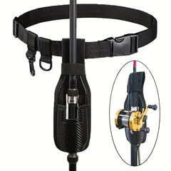 Adjustable Fishing Belt w/ Rod Holder Fishing Accessory