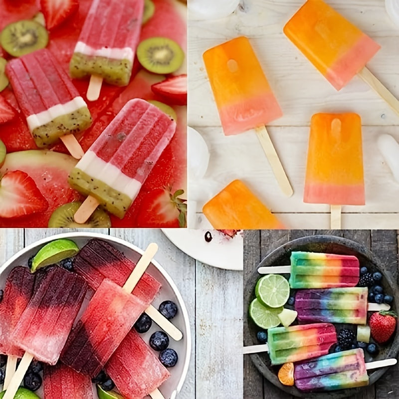 Craft Sticks Ice Cream Natural Wooden Popsicle 200 pcs