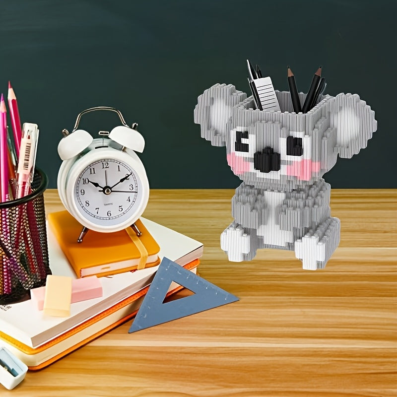 Koala Building Blocks Pen Holder Toy - Ideal Gift for All Occasions