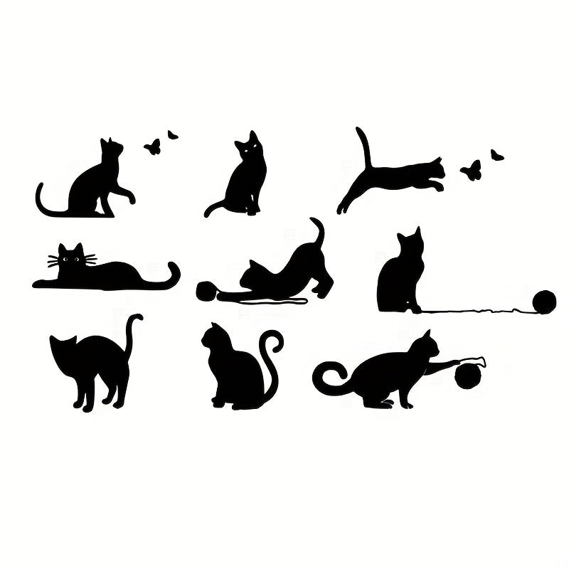 9pcs Cat Cutting Dies Metal Stencils for DIY Scrapbooking Supplies