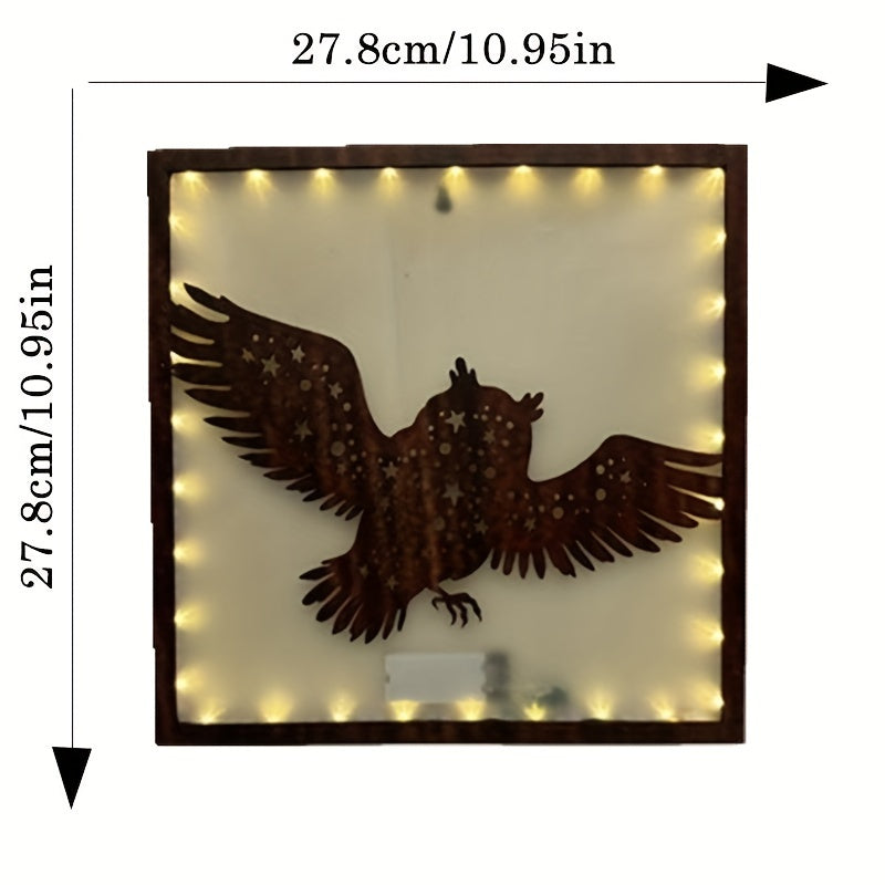 Wooden Flower Series LED Wall Hanging Light
