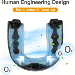 2pcs Mouth Guard with Strap for Sports Football Basketball MMA