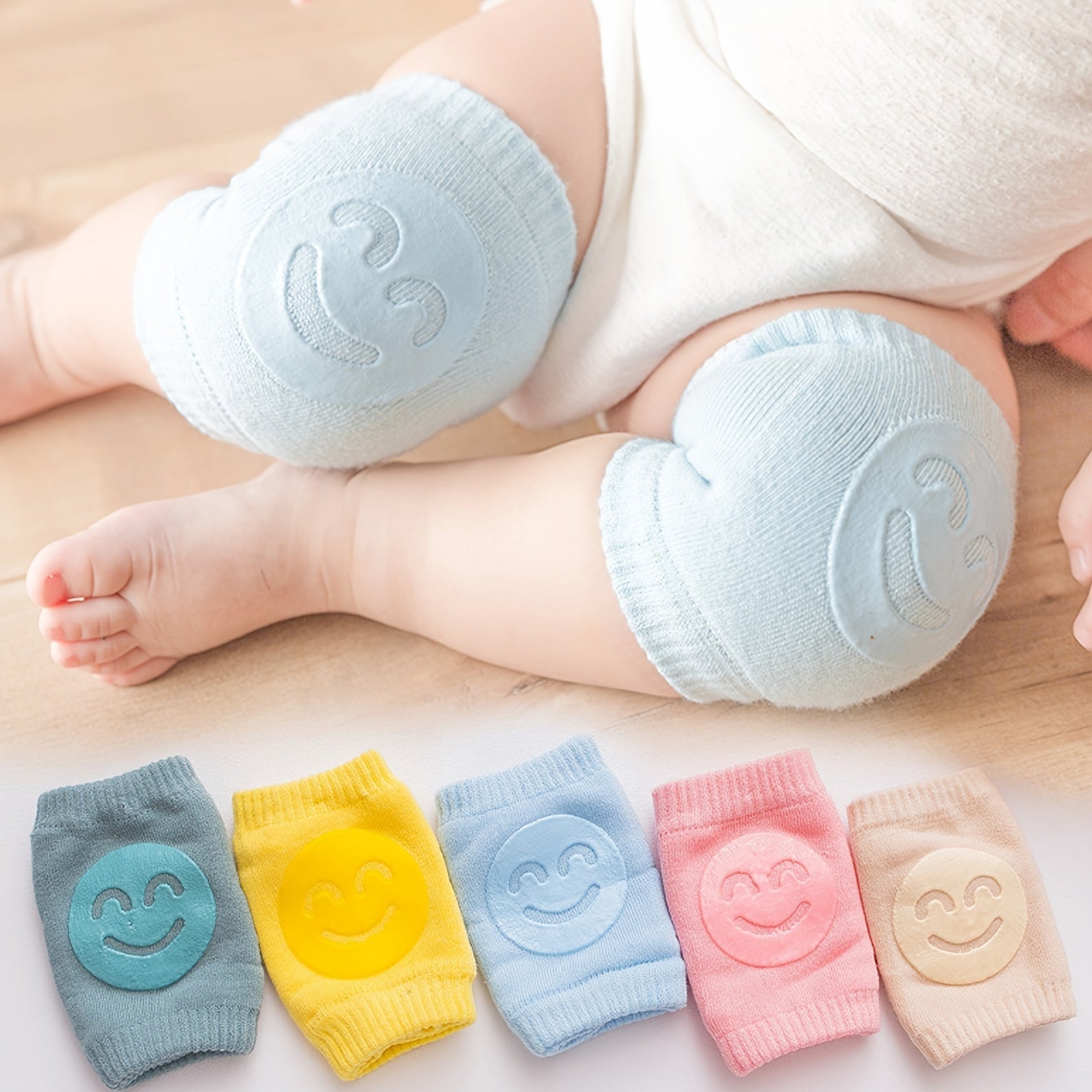 Baby Knee Pads Anti Slip Safety Protective Cover For Crawling