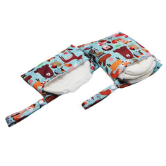 Asenappy 2pcs Wet Bags Baby Diaper Bags