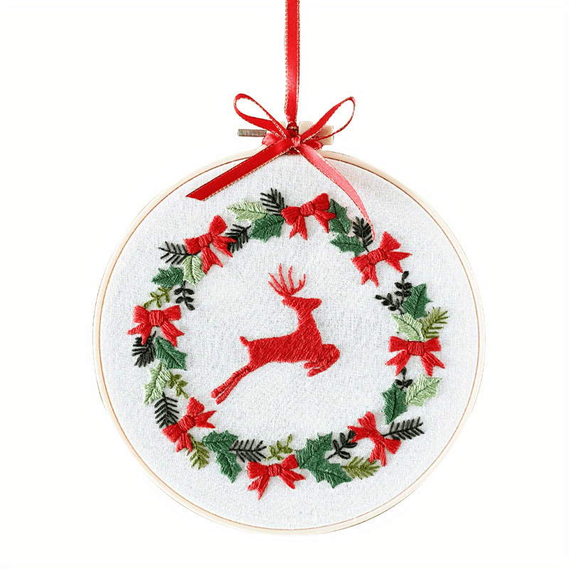 DIY Embroidery Set Christmas Pattern Gift Embroidery
