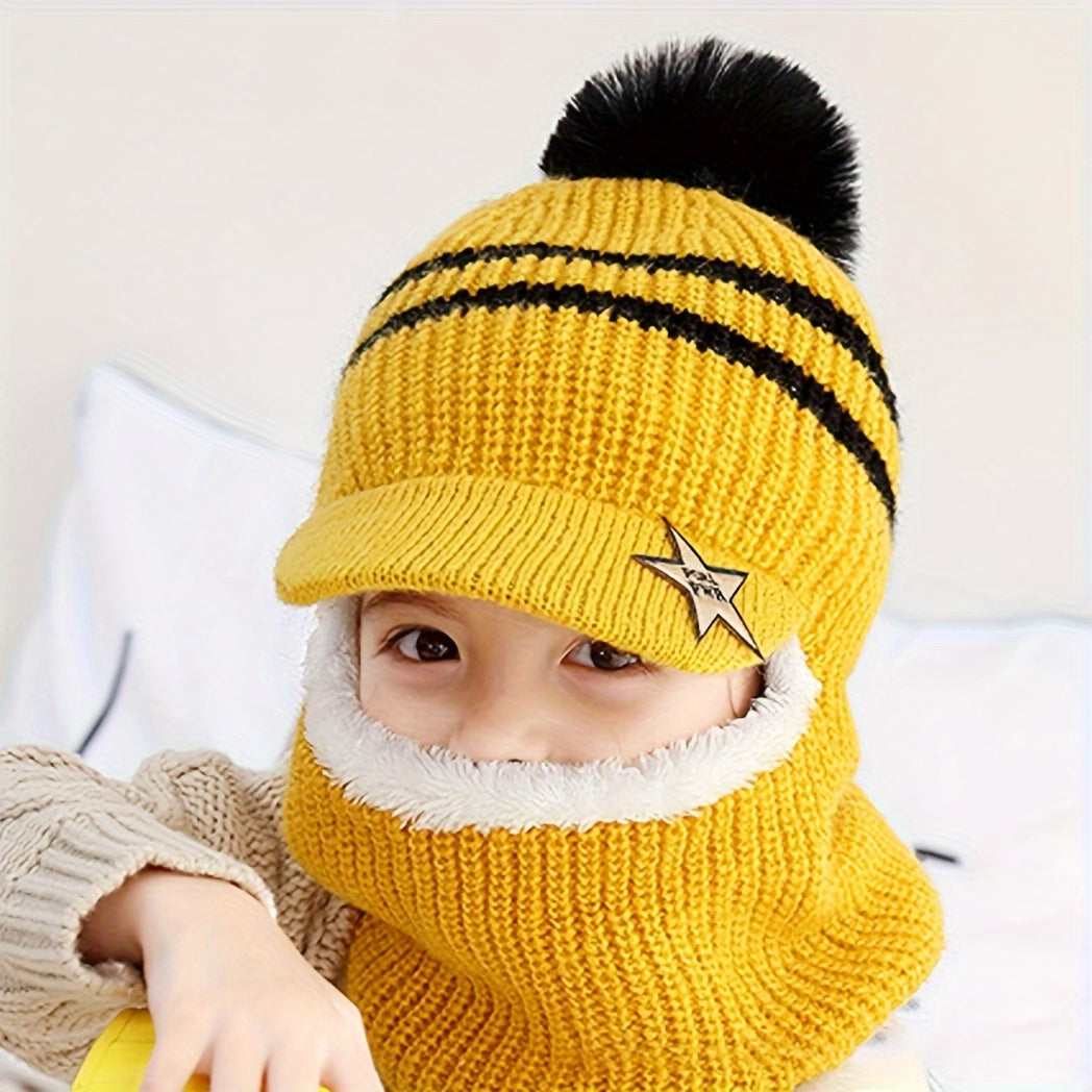 Children Winter Windproof Balaclava Thick Warm Face Cover