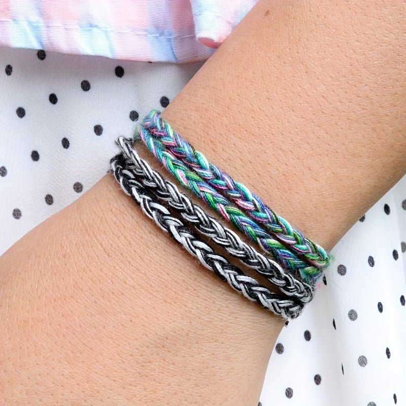 Braided Bracelet with Tassel - Gift for Her