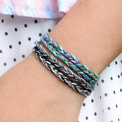 Braided Bracelet with Tassel - Gift for Her
