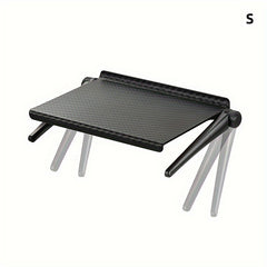 Adjustable Monitor TV Screen Shelf No Punching Storage Rack