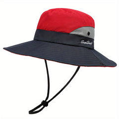 Sporty Wide Brim Sunhat Outdoor UV Protection Foldable Heat Dissipation