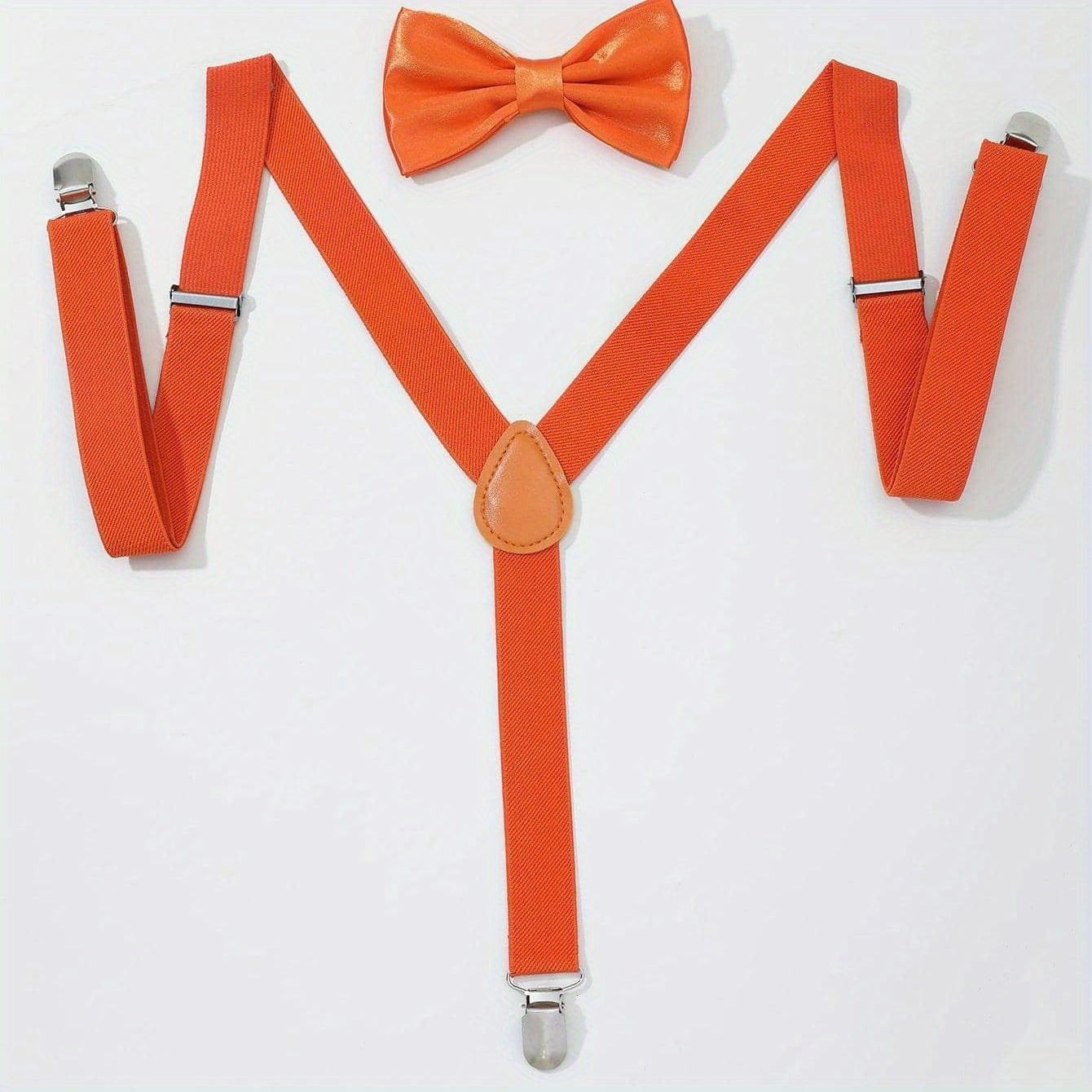 Men's Suspenders Bow Tie Set for Formal Occasions