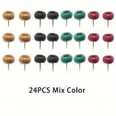 Mini Drill Bit Nylon Abrasive Brush Wire Buffing Polishing Wheel Set