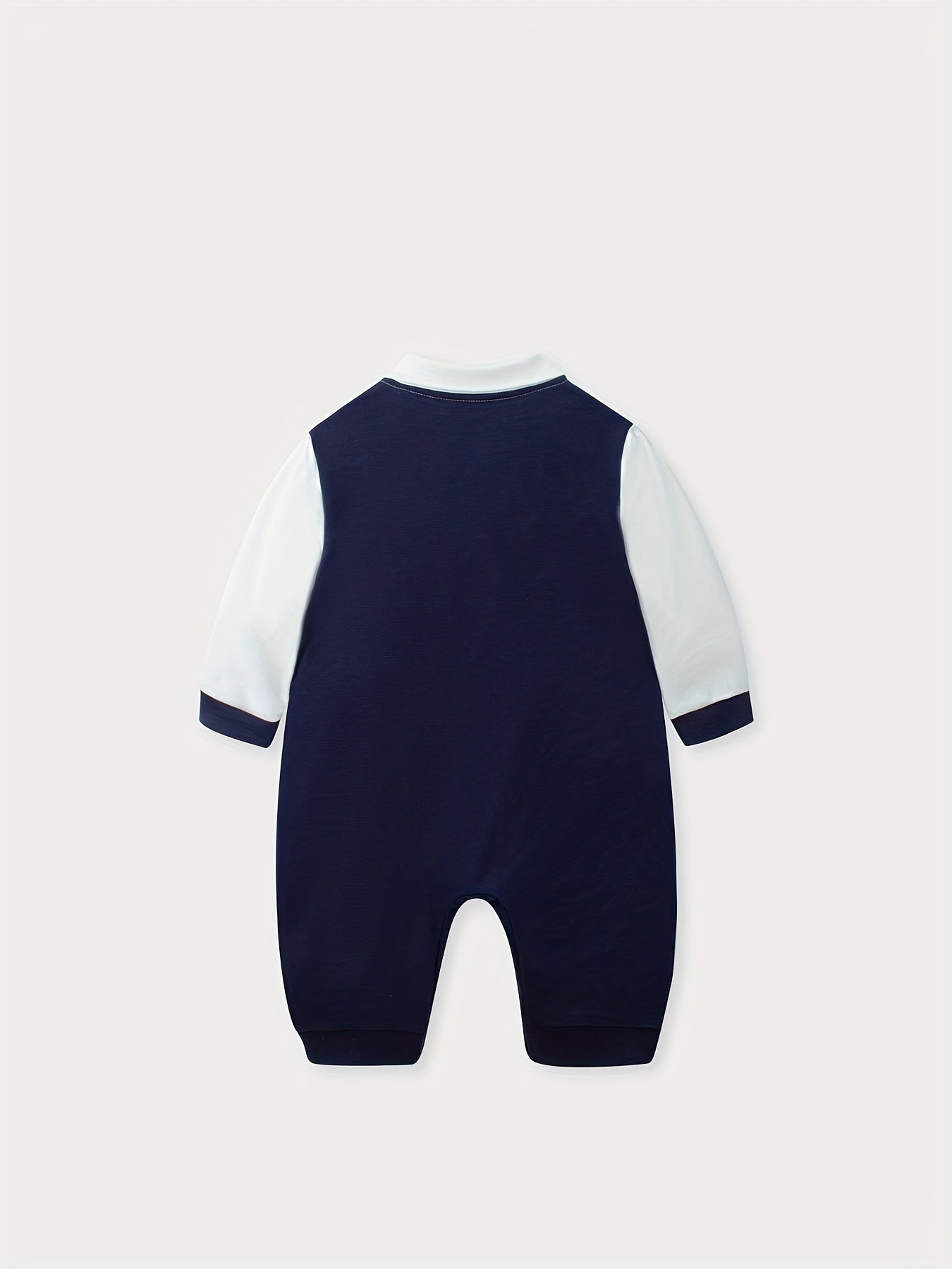 Baby Boys Gentleman Cotton Romper Jumpsuit