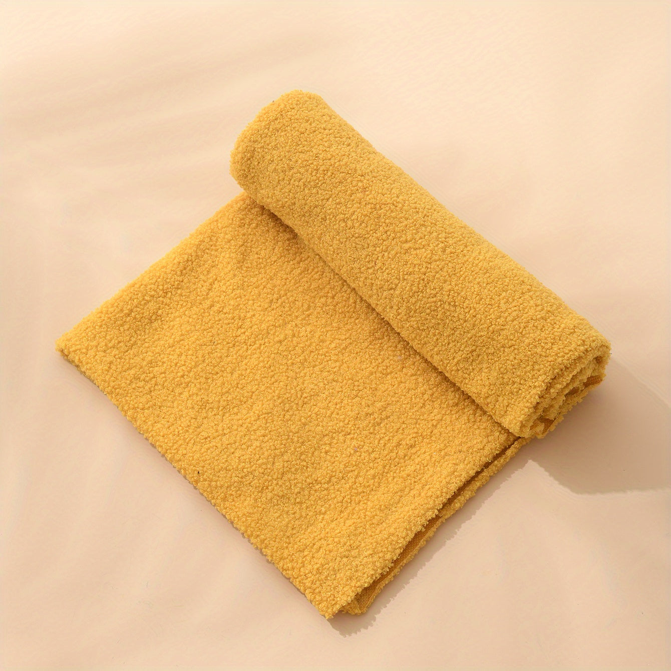 Little Teddy Curly Fleece Soft Plush Toy Sofa Cushion