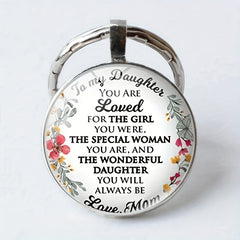 Vintage Bag Keychain English Keychain Necklace for Boys and Girls