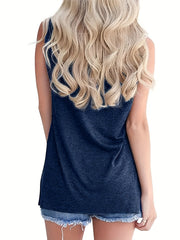 Casual Older Print Cami Top
