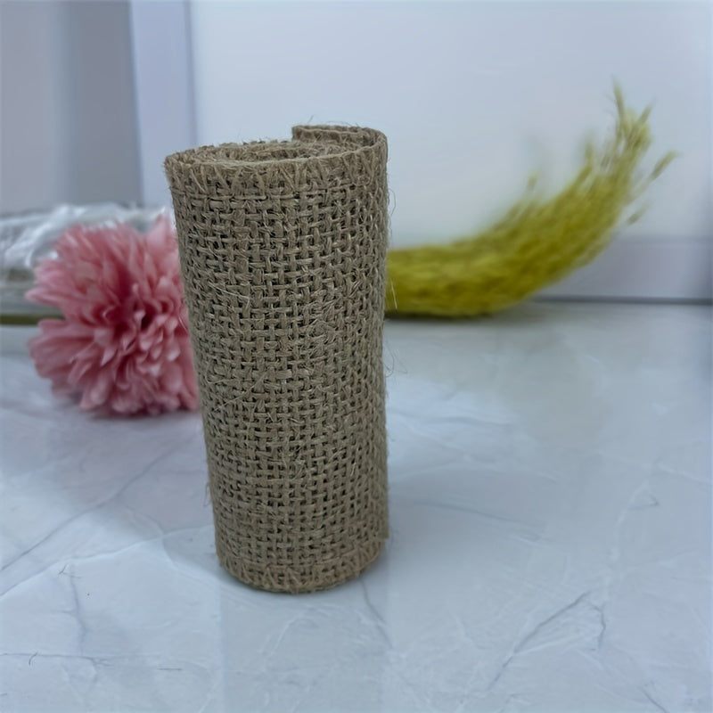 12 Cm Locking Edge Linen Webbing Solid Hemp Thread Burlap DIY Craft