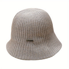 Frayed Brim Denim Bucket Hat Solid Women Sunscreen Cloche Hat