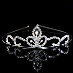 Rhinestone Headband Queen Crown Tiara Head Jewelry Hair Accessories