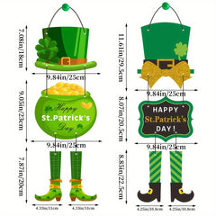 Hemp Rope Hanging Sign for St. Patrick's Day Decoration