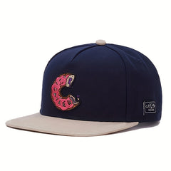Donut Embroidery Snapback Hat Block Hip Hop Baseball Cap Unisex