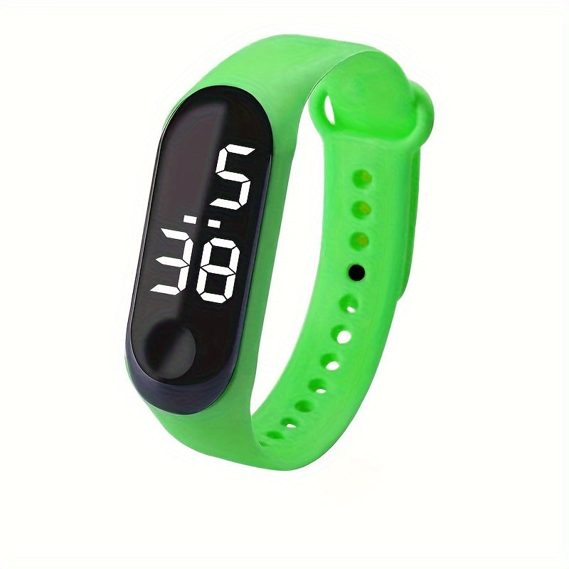 1pc Outdoor LED Electronic Watch Digital Sports Watch Christmas Gift