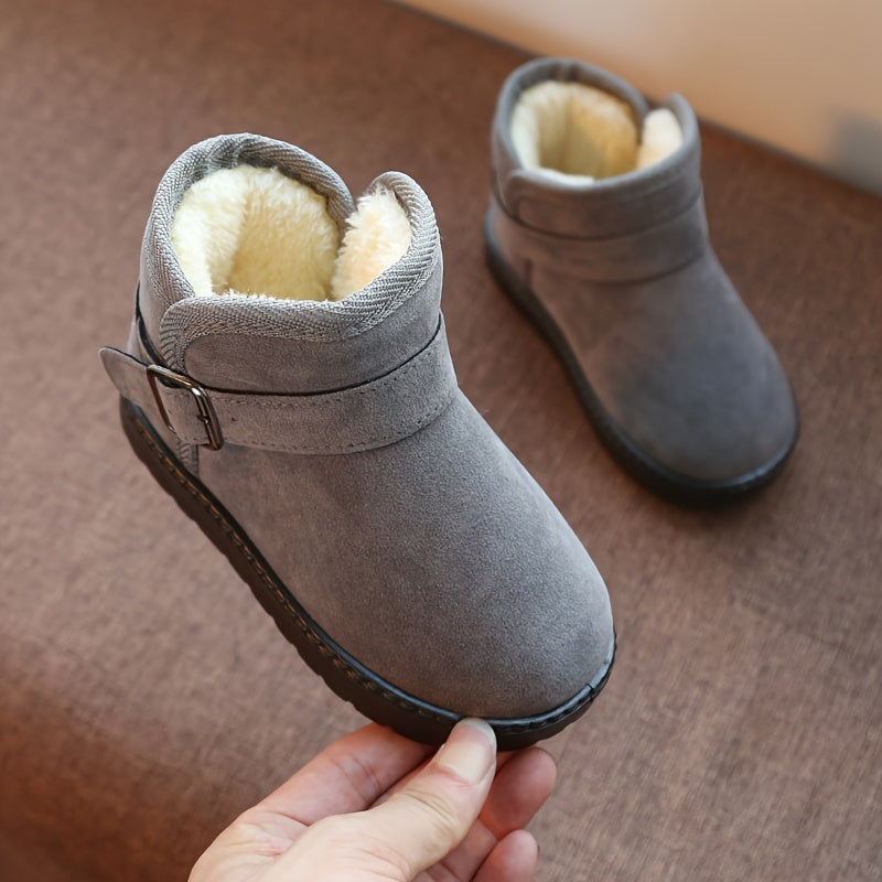 Boy's Snow Boots Non Slip Thermal Casual Shoes For Kids Outdoor Winter