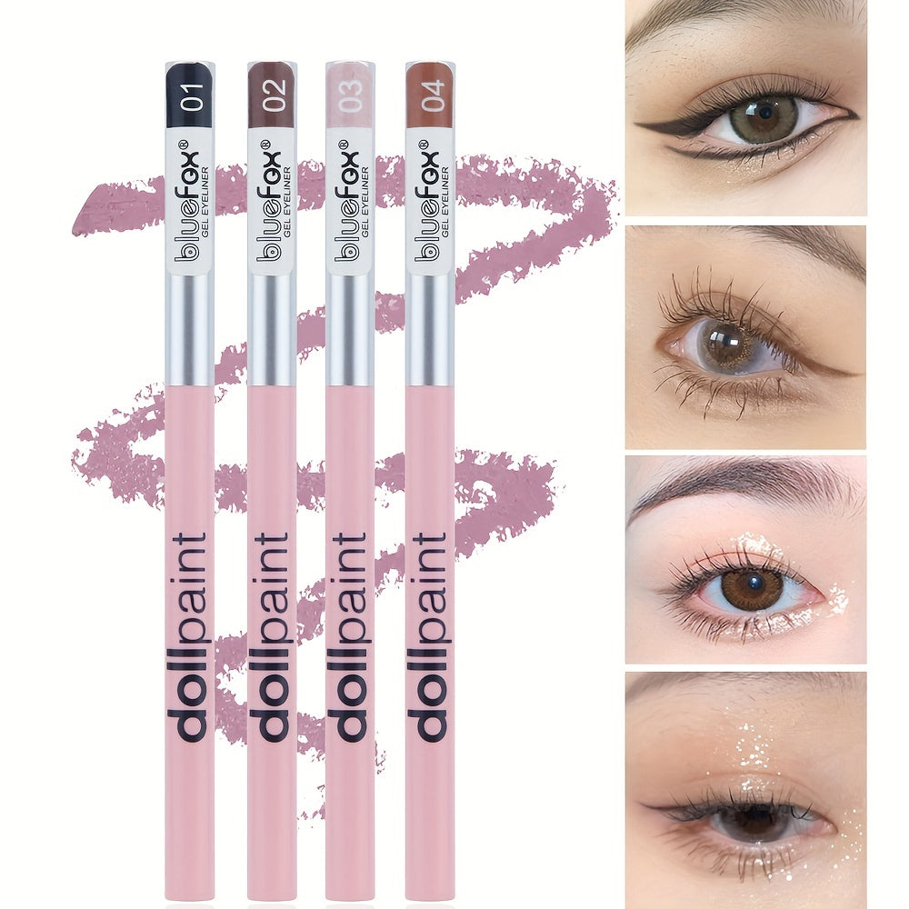 Colorful Eyeliner Gel Pen Waterproof Smudge Proof Ultra Slim Highlighter