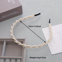 Faux Pearl Head Hoop Wedding Hair Accessories Bridal Headband