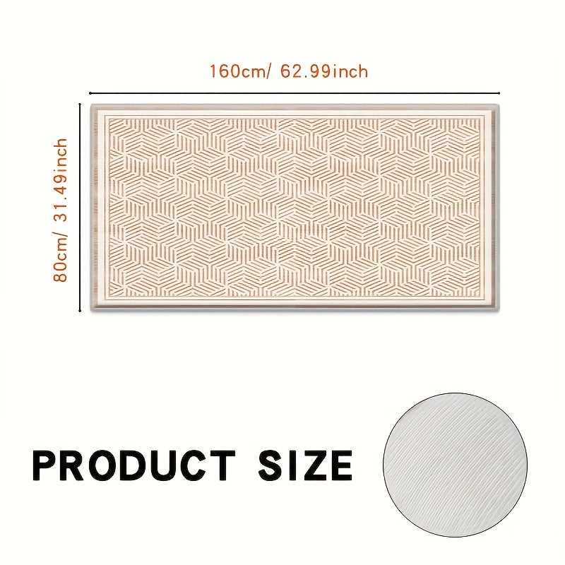 Boho Minimalist Floor Mats Soft Anti Fatigue Carpet