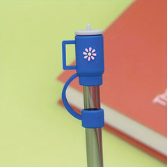 4pcs Silicone Straw Covers Reusable Leakproof Stoppers for 10mm Straw Cup