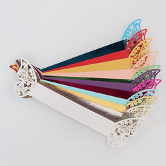 10pcs Butterfly Napkin Rings for Weddings Birthdays and Hotels
