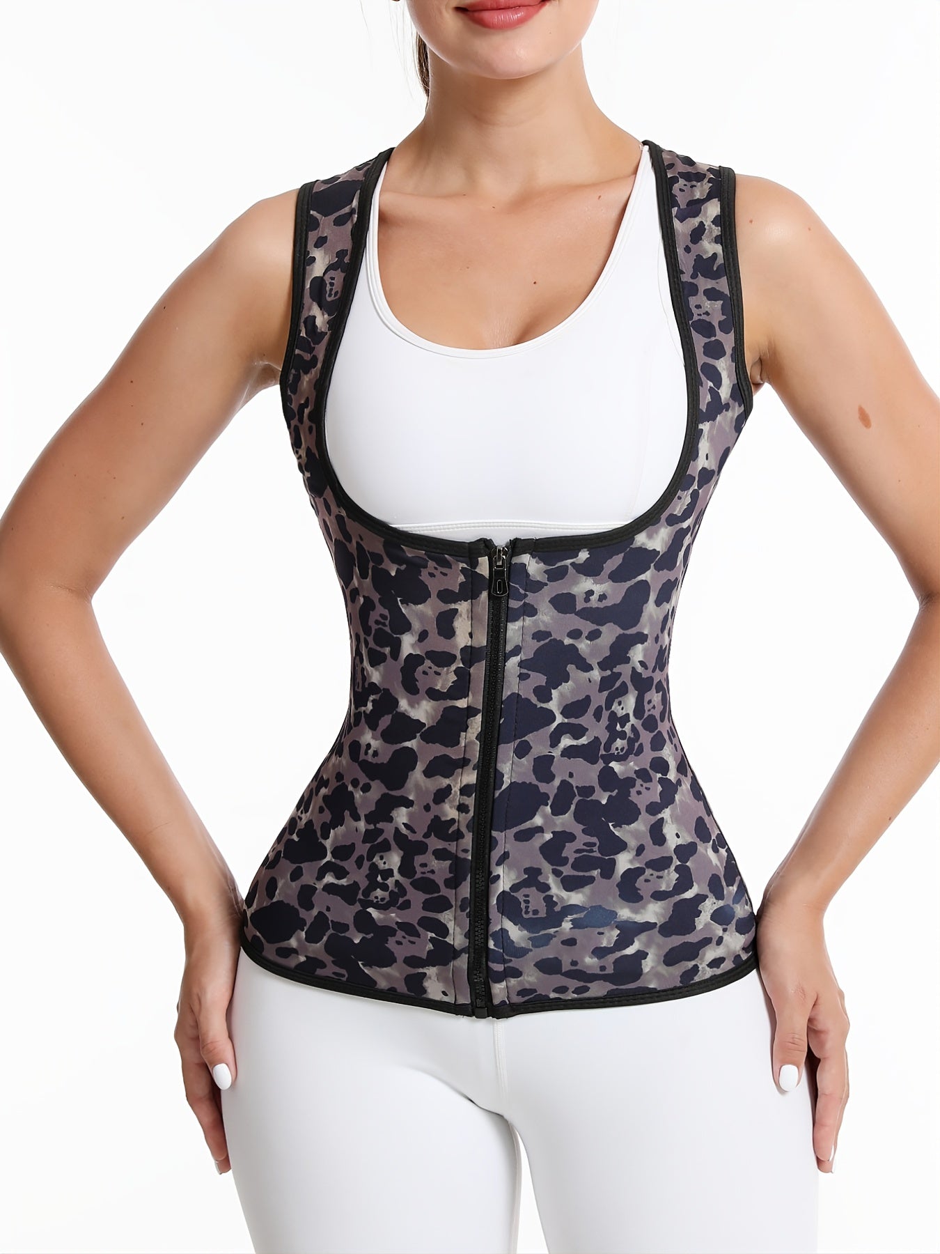 Leopard Waist Trainer & Girdle Belt Women's Shapewear