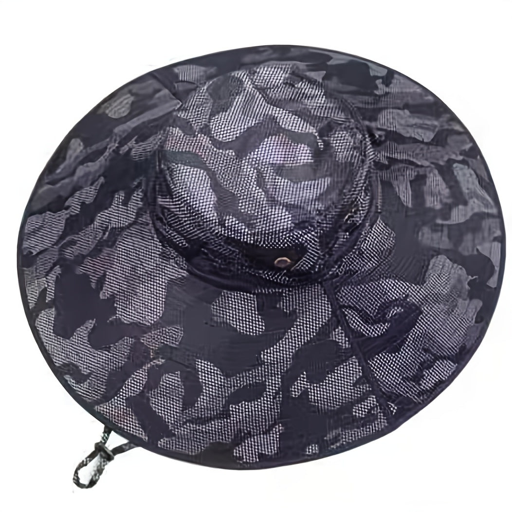Outdoor Sports Sun Hat Adjustable Brim Fisherman Hat