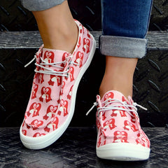 Women's Casual Canvas Shoes Lightweight Slip On Sport Shoes