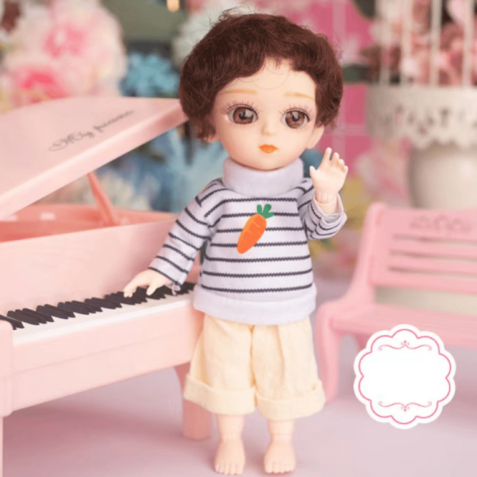 16 Cm BJD Doll Clothes Set, Doll Dress Up Toy Princess Dress Girl Gift