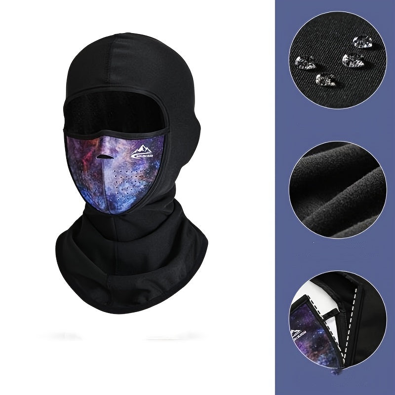 Ski Mask Magnet Adsorption Face Cover Warm Windproof Bib Cold Proof