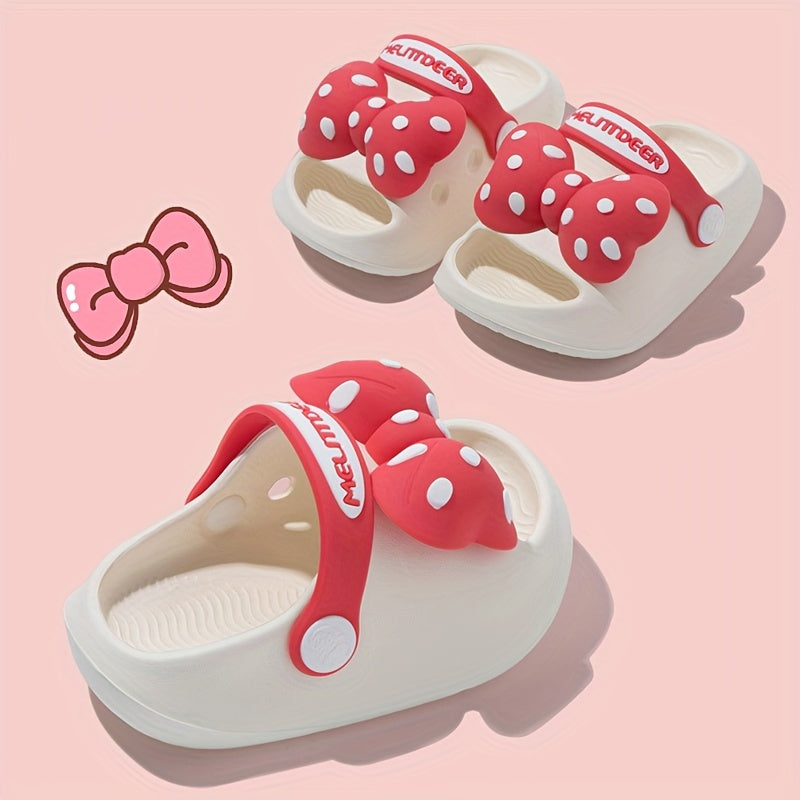 Bowknot Open Toe Sandals for Baby Girls - All Seasons