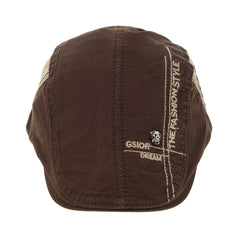 Middle Aged Men's Beret Peaked Cap Outdoor Sun Hat