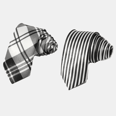 Men's Striped Plaid Tie Necktie Business Wedding Party Gift