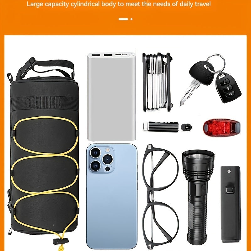 Bike Front Beam Bag Waterproof Top Tube Mobile Phone Saddle Bag
