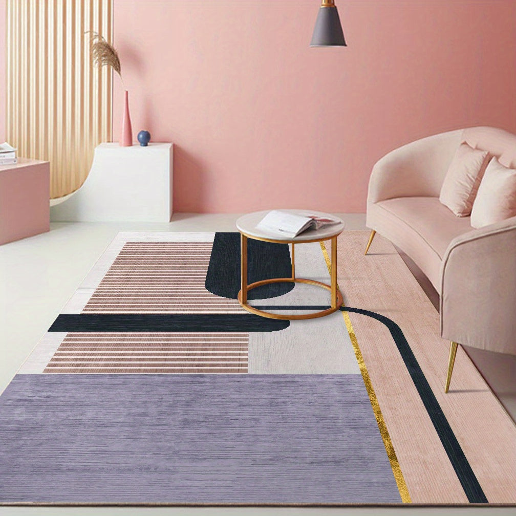 Floral Print Area Rug Anti Fatigue Soft and Comfortable