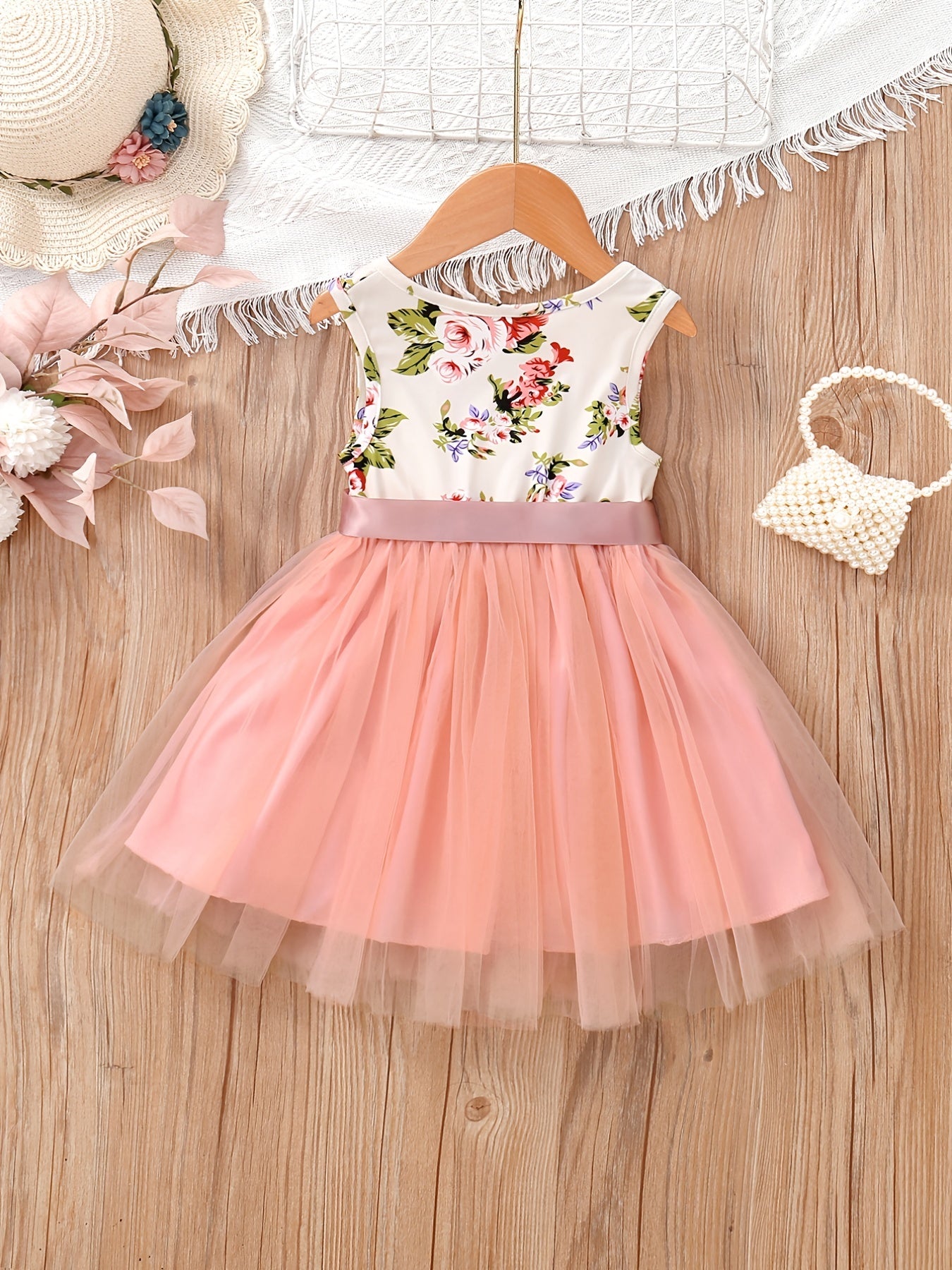 Girls Sleeveless Party Princess Dress Kids Summer Clothes