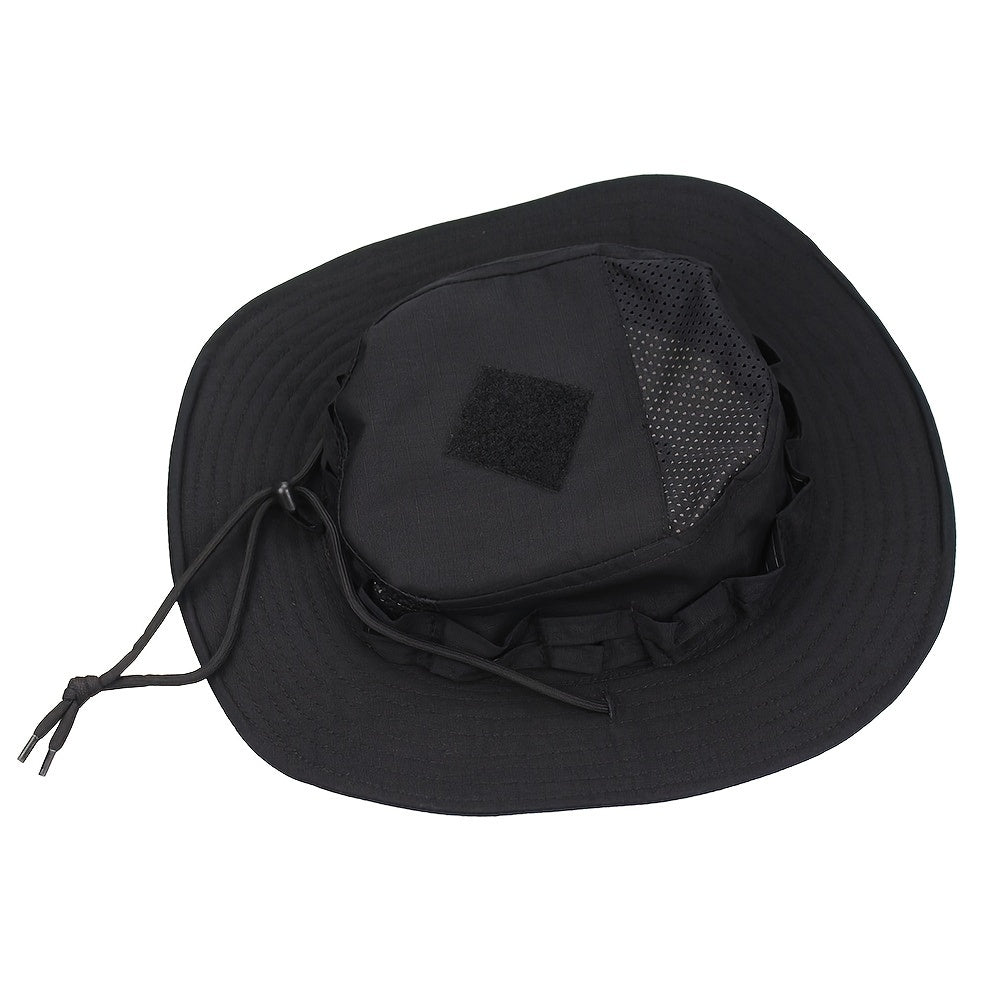 Outdoor Sunshade Camouflage Fishing Hat Wide Brim Hat for Camping Fishing Hiking