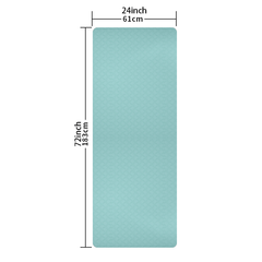 TPE Yoga Mat Non Slip Double Sided Fitness Mat For Plank Support