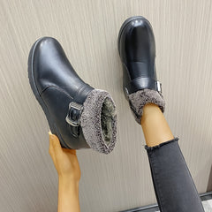 Platform Chelsea Boots Side Zipper Ankle Boots Women's Footwear