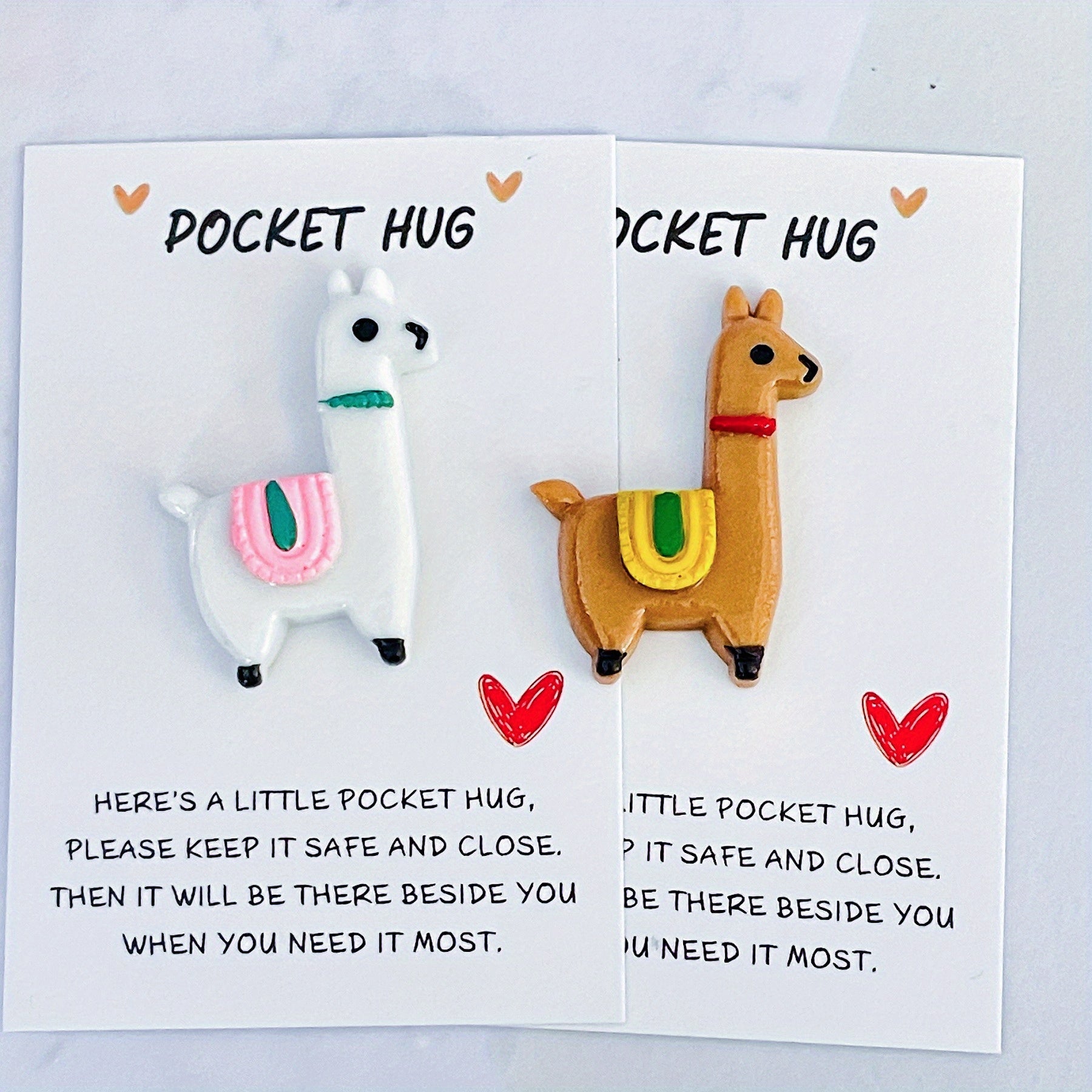 6pcs 12pcs Mixed Pocket Hug Animal Bag Charms Love Care Party Gift