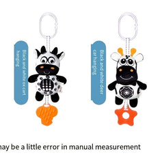 Baby Toys Newborn Animal Teether Wind Chime Visual Stimulation Car Hanging Bed