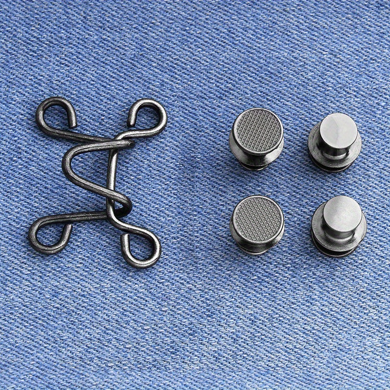 Detachable Buttons For Jeans Waist Adjustment Buckle Waist Tightener