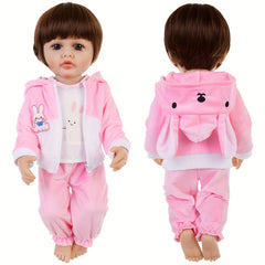 Pink Rabbit Suit Doll Clothes for 22" Doll - Holiday Gift for Kids